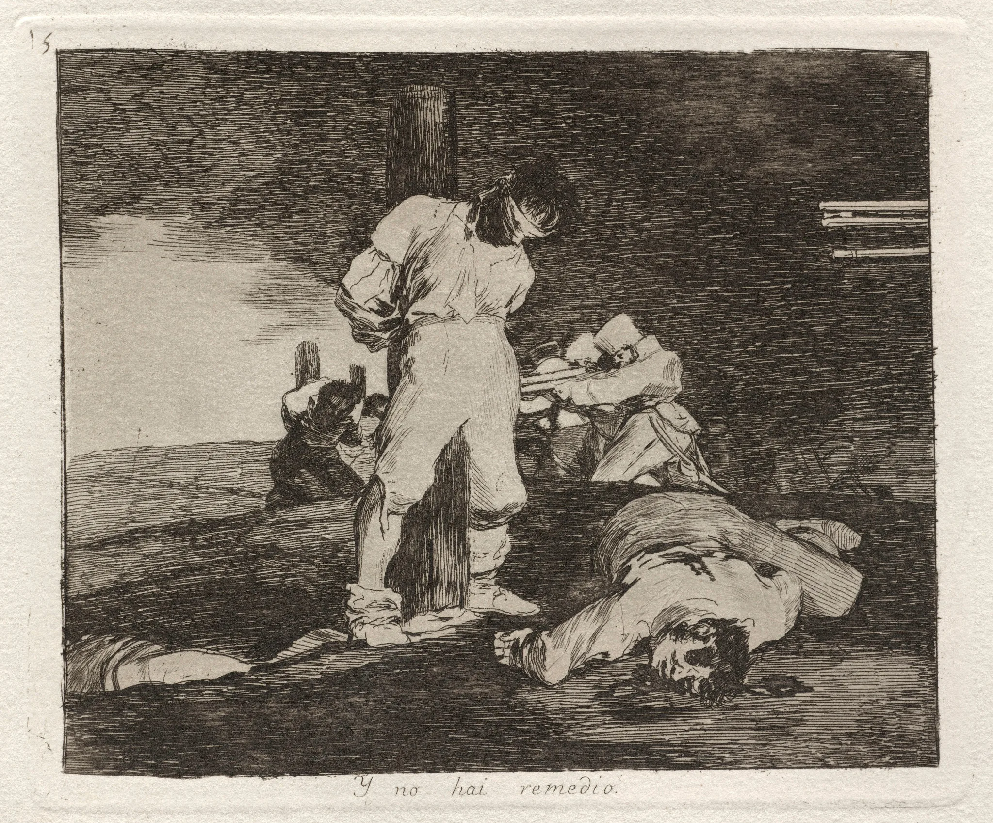 Y no hai remedio, Francisco de Goya